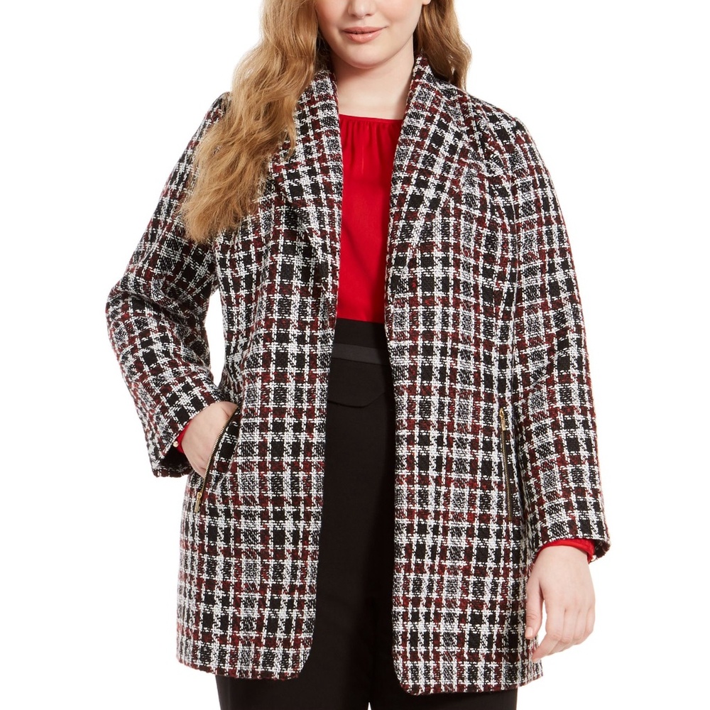 Plaid Tweed Jacket from Calvin Klein